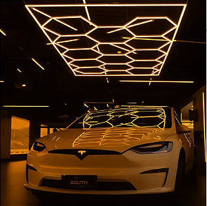 Iluminação Colmeia Color Balance Policarbonato 14 Células Bivolt Led Kers