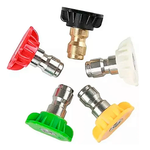 Kit Com 5 Bicos Lavadoras Alta Pressão Engate Rápido Kers