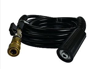 Mangueira Em Trama De Nylon Para Lavadora de Alta Pressão Com Registro engate Rápido 7 Metros Sgt - Sigma Tools