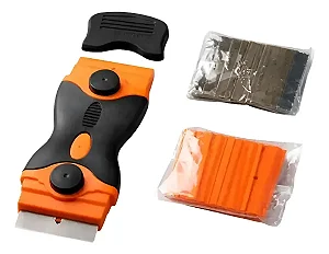 Raspador Dual Action Com Lâmina De Aço E Plástico Kers