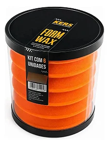 Kit 6 Aplicadores De Espuma Foam Wax Kers