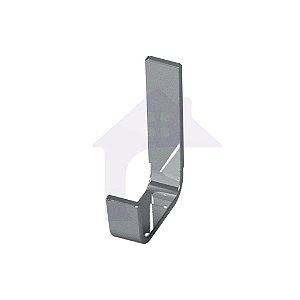 Cabide ou Gancho de Parede para Banheiro / Lavabo - Alumínio polido Quadrado