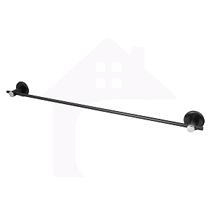 Porta Toalha Preto Fosco COD-23