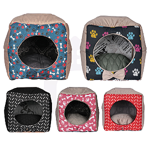 Cama Toca para Cachorro Gato 2 em 1 varias cores e tamanhos