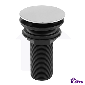 Válvula Ralo Click Pia Lavatório Cuba ABS Cromada