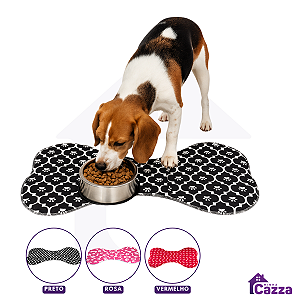 Tapete Comedouro Pet Antiderrapante Cachorro Gato