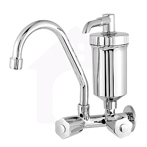 Torneira Filtro Cozinha 1/4 De Volta Cromada Metal COD-2172-C-50
