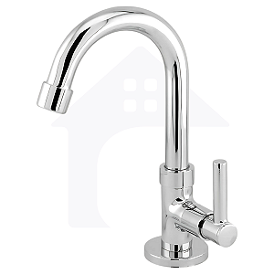 Torneira Lavatório Banheiro Bica Móvel Luxo Metal 1/4 Volta COD-4190-C-60