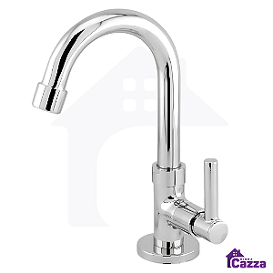 Torneira De Banheiro Lavatório Bica Móvel Metal Inox Cromado 1/4 Volta