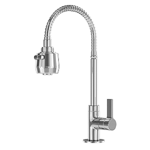Torneira Para Cozinha Inox Bancada Flex Gourmet COD-1127-8