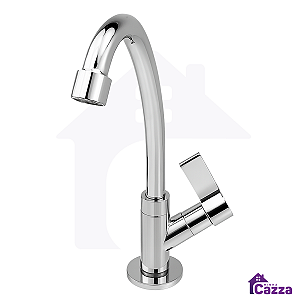 Torneira De Lavatório Banheiro Pia Bancada Bica Móvel ABS 1/4 volta