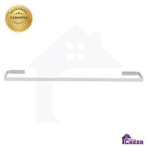 Porta Toalha Banho Quadrado Alumínio 100% Aço Inox Cromado