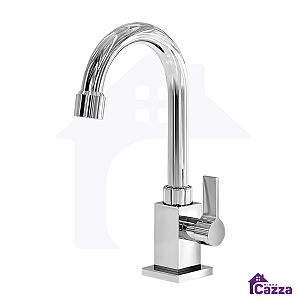 Torneira Banheiro Lavabo Luxo ABS Cromada Cuba 1/4 Volta