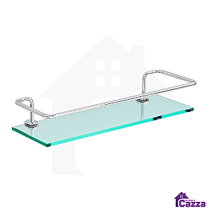 Porta Shampoo Reto Com Base De Vidro