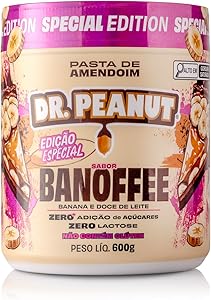 PASTA DE AMENDOIM DR PEANUT 600G BANOFFE