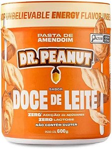 PASTA DE AMENDOIM DR PEANUT 600G DOCE DE LEITE