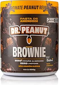 PASTA DE AMENDOIM DR PEANUT 600KG BROWNIE