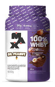 100% WHEY DR. PEANUT POTE 900G AVELÃ