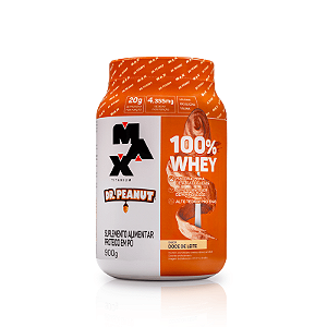 100% WHEY DR. PEANUT POTE 900G DOCE DE LEITE