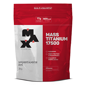 MASS TITANIUM 3KG 17500 MORANGO MAX TITANIUM