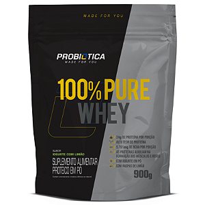 100% PURE WHEY REFIL 900G IOGURTE COM LIMÃO