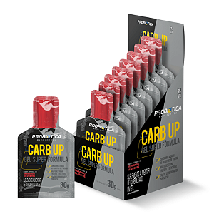 CARB UP GEL SUPER FÓRMULA DISPLAY 10 SACHÊS MORANGO