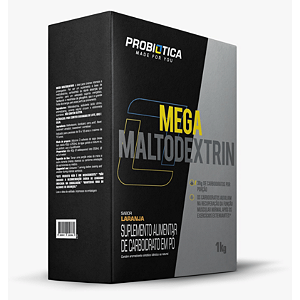 MEGA MALTO CAIXA 1KG PROBIÓTICA LARANJA