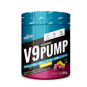 V9 PUMP PRÉ-TREINO 300G UVA SHARK PRO
