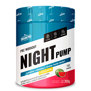 NIGHT PUMP PRÉ-TREINO 300G SHARK PRO MELANCIA