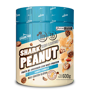 PASTA DE AMENDOIM 600G SHARK PRO COOKIES
