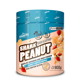 PASTA DE AMENDOIM 600G SHARK PRO FLORESTA BRANCA
