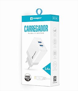 CARREGADOR SUMEXR LIGHTNING 3.4MAH