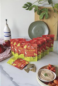 Kit Cracker Lemon Pepper Pocket - 10 unidades de 25g cada
