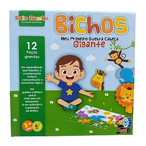 MEU PRIMEIRO QUEBRA CABEÇA GIGANTE - BICHOS