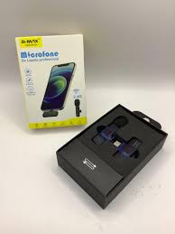 MICROFONE SEM FIO LAPELA BM-220 IPHONE DUPLO
