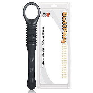 PLUG ANAL ROD 19CM PRETO