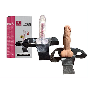PROTESE EM GEL COM VÉRTEBRA E CINTA -  18,5CM