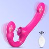 STRAP ON EM SILICONE COM CONTROLE REMOTO