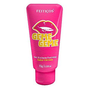 GEME GEME - GEL EXCITANTE FEMININO - SABOR CHICLETE - 15G
