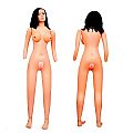 BONECA INFLÁVEL - VAGINA E ÂNUS  EM CYBERSKIN - MORENA