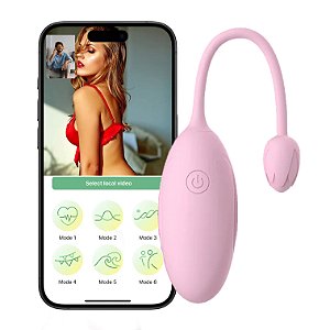 CÁPSULA VIBRATÓRIA DUPLA COM APP E 9 MODOS VIBRAÇÃO