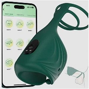 MASTURBADOR MASCULINO COM APP NA COR VERDE