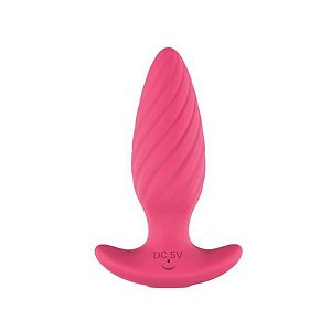 PLUG EM SILICONE COM 10 MODOS DE VIBRAÇÃO