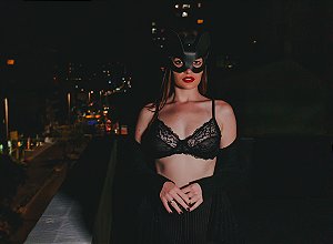 MÁSCARA EM COURO ATLANTA