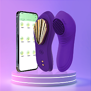 VIBRADOR DE CALCINHA COM APP - 9 MODOS DE VIBRAÇÃO