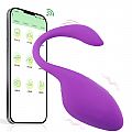 VIBRADOR - RUBY - VIA APP - COR ROXA