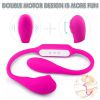 VIBRADOR PARA DUPLA PENETRAÇÃO EM SILICONE