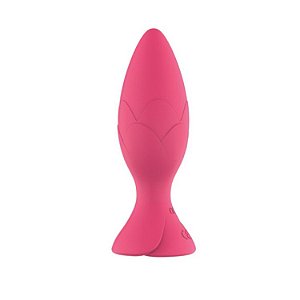 PLUG EM SILICONE COM VIBRO - CONTROLE VIA APP