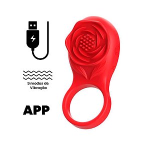 ANEL PENIANO COM APP E 9 MODOS DE VIBRAÇÃO