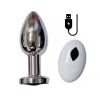 PLUG ANAL COM VIBRO E CONTROLE REMOTO - TAMANHO M